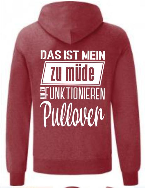 zu müde um zu funktionieren